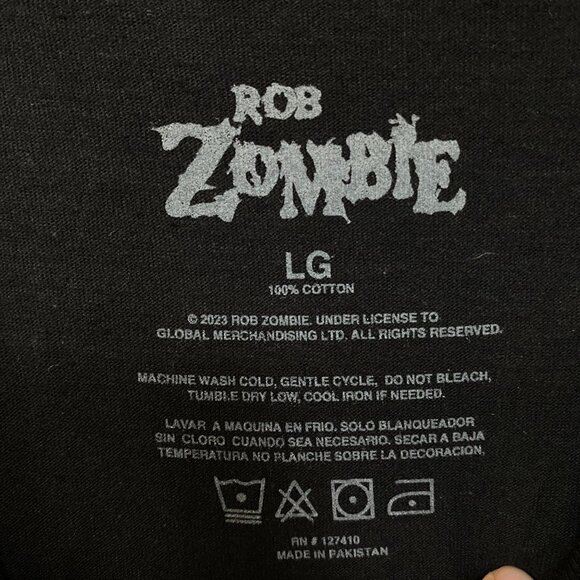 Rob Zombie Dragula Hellbilly Metal Band T-Shirt Large - Picture 4 of 4